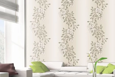 Green Leaves Wallpapers Self Adhesive Vinyl Wall Covering ...