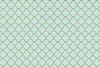 Mint And Gold Pattern Phone Wallpapers