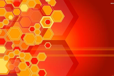 Orange Honeycombs Wallpapers   Abstract Wallpapers