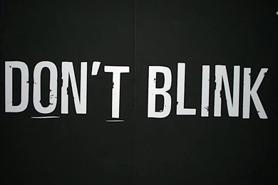 Don't Blink Wallpapers Typography Wallpapers