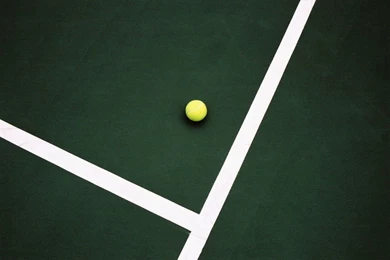 Tennis Court's Lines   Ball By Lips16 On DeviantArt