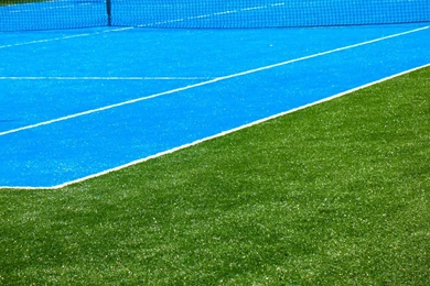 Blue Tennis Court