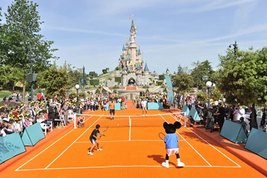 Tennis Court At Disneyland, France Wallpapers And Images ...