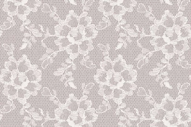 Tempaper Lace Textured Temporary Wallpapers   White Chocolate