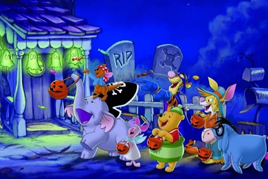 Wallpapers HD Halloween Winnie The Pooh Friends   HD Wallpapers Expert