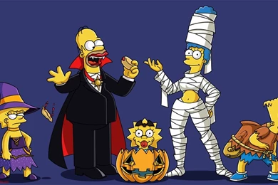 Wallpapers ★ Simpsons Halloween Widescreen Wallpapers, Bizarre ...