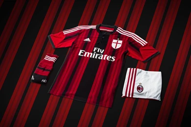 AC Milan Uniform Desktop Backgrounds HD 3840x2400