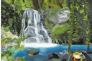 Rainforest Waterfall By Georgina12345 On DeviantArt