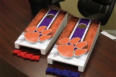 Clemson University Tigers Cornhole Games