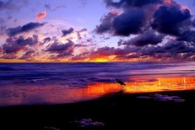 1152x864 Beach Sunset Desktop PC And Mac Wallpapers