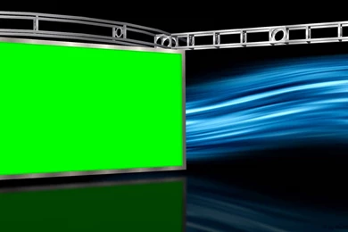Virtual Studio With Green Screen Wall And Motion Backgrounds   Free ...