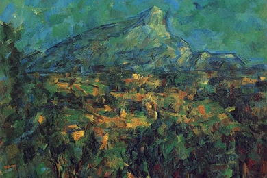 Mont Sainte Victoire Seen From Les Lauves By Paul Cézanne   Art ...