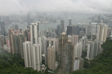 Wallpaper: 'Skyline Hong Kong'   The Skyline As Seen From The ...