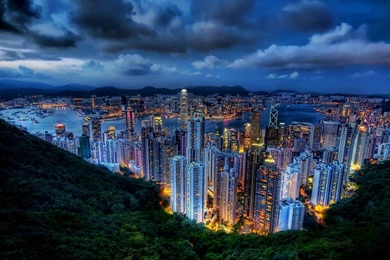 Cityscapes Buildings Hong Kong City Skyline Wallpapers
