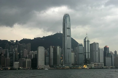 Wallpaper: 'Skyline Of Hong Kong'   The Impressive Skyline Of Hong ...