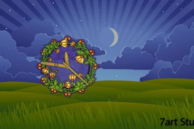 Dream Night Clock Live Wallpapers Freeware Version 1.2 By 7art ...