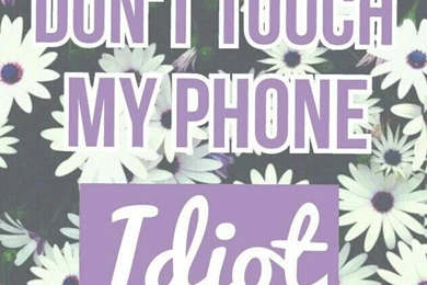 Don't Touch My Phone   Image