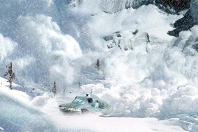 Wallpapers Snow Avalanche Weather   1389 X 675   Weather Clouds ...