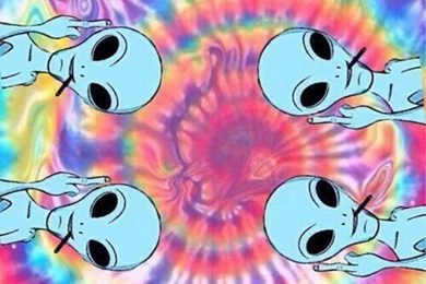 Alien Hippie Iphone Wallpapers