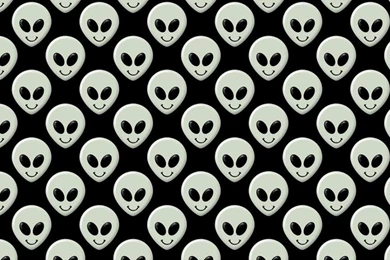 Alien Smiley Wallpapers   (
