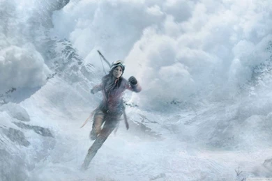 Rise Of The Tomb Raider Snow Avalanche HD Desktop Wallpapers ...