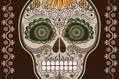 Day Of The Dead Sunflower Sugar Skull By ~IdyllicHorrors On DeviantART