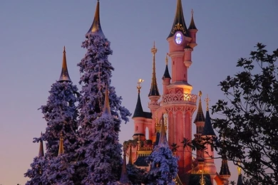 IRBOB SEVENFOLD: Disney Castle In Christmas Wallpapers