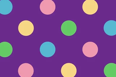 Purple And Polka Dots