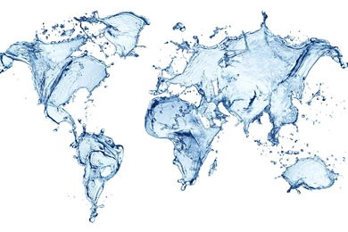 Water, Abstract, Maps, World Map :: Wallpapers