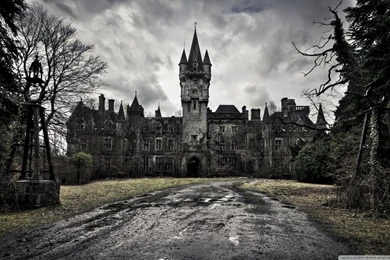Spooky Castle HD Desktop Wallpapers : High Definition : Fullscreen ...