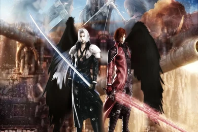 Sephiroth And Genesis   Crisis Core: Final Fantasy VII Wallpapers ...