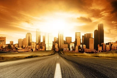 Urban City   Wallpaper.