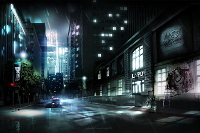 Night Urban Digital Artwork Computer Wallpapers, Desktop ...