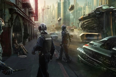 Cityscapes Futuristic Urban Wallpapers   (