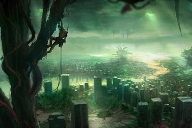 Wallpapers Future City Dystopia Urban Science Fiction Skyscapes Hd ...