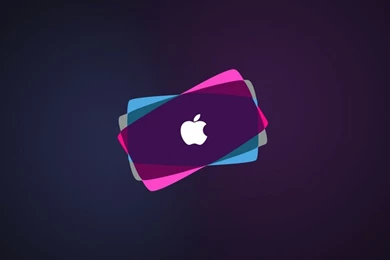 Overlapping Apple Logo iPad Wallpapers Download