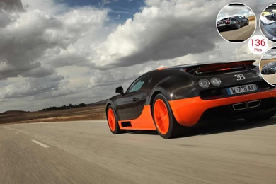 Bugatti Veyron Super Sport Orange & Black