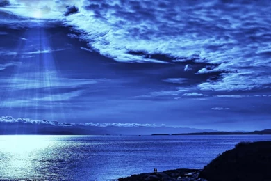 Wallpapers Nature Japanese Girls Girl Moonlight Clouds Lake Moon ...