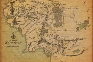 Map Of Middle Earth   Lord Of The Rings Wallpapers (2329809)   Fanpop
