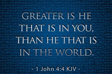 1 John 4:4 (iPhone)