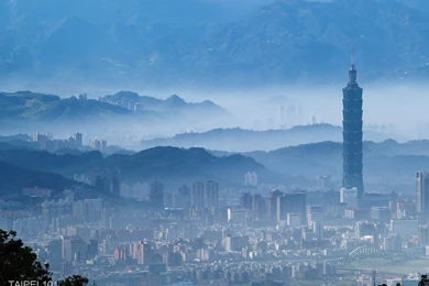 TAIPEI 101, Taiwan, Wallpapers. 台北101，台灣，壁紙。The Lighthouse