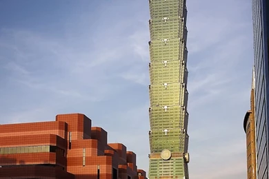 TAIPEI 101, Taiwan, Wallpapers. 台北101，台灣，壁紙。The Lighthouse