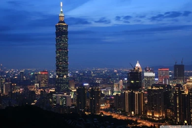 Taipei 101 HD Desktop Wallpapers : Widescreen : High Definition ...