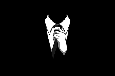 Anonymous, Black, Tie, Monochrome, Suit Up, Black Backgrounds ...