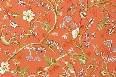 Guadeloupe Floral Wallpapers Coral