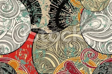 Seamless Funky Japanese Wallpapers Stock Vector Art 13618249   IStock