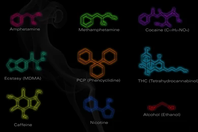 Caffeine Drugs Alcohol Coke Rainbows Chemistry Thc Meth