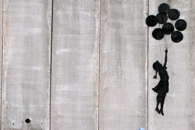 Banksy Balloon Girl Wallpapers   709694