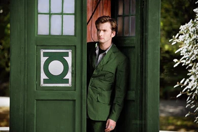 Green Lantern Tardis Doctor Who Wallpapers   (
