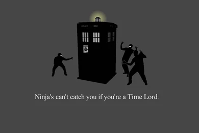 TARDIS Ninjas Cant Catch You If Doctor Who Wallpapers